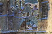 Mikhail Vrubel The Winter Canal Sweden oil painting artist